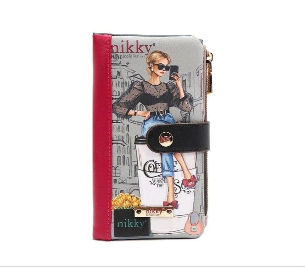 Nikky By Nicole Lee RFID Wallet Urabn Coffee Dream Eco-leather Leather